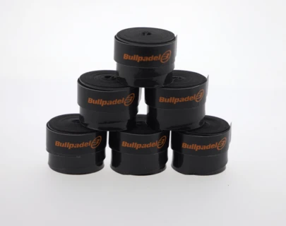  BULLPADEL - PACK AHORRO 6 unidades Overgrip Liso PRO a granel - Varios Colores: Blanco, Rojo, Negro, Naranja, Amarillo - Pack ahorro - Máximo agarre - Grip de Padel con Banda Adhesiva - Envíos en 24/48H