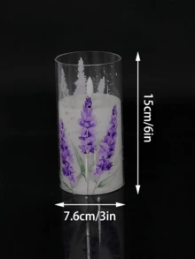 1/2/3件紫色無焰蠟燭附遙控定時器，適用於居家裝飾、婚禮、桌面中心裝飾、露台、花園、節日、派對裝飾 - 紫色 - 查看 13