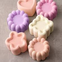Silicone Flower Shaped Mold, Heart Silicone Mousse Mold, Artistic Chocolate Cake Mold - Multicolor - View 8