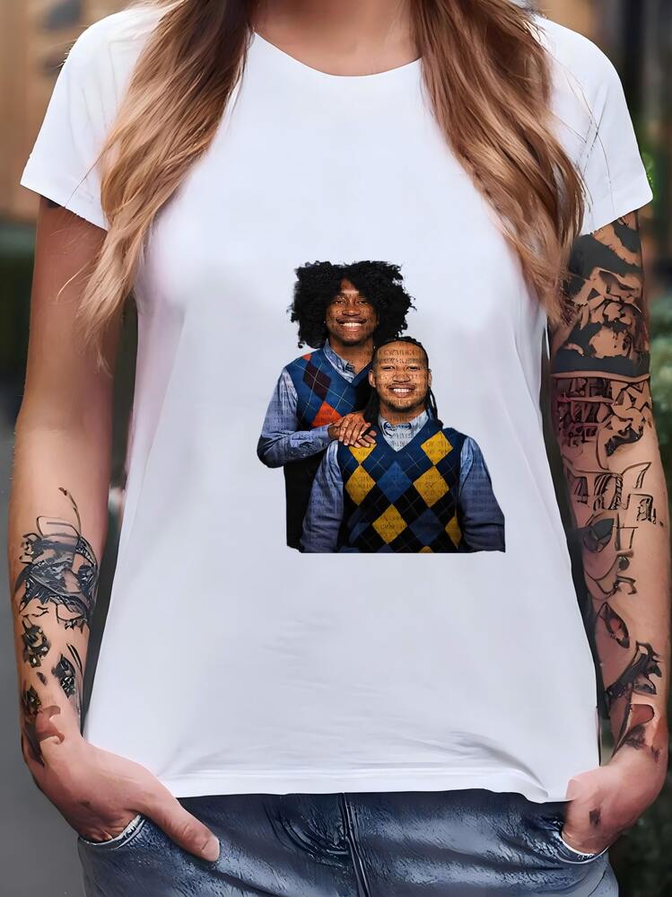 Step Brothers Jaylin Williams  Jalen Williams Funny  Christmas Shirt | Ugly Sweater Style Holiday Basketball Tee For Fans Okc Tee Camiseta - Blanco - Añade 2