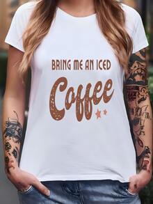T De Café Helado De Mujeres, Maestra, Mamá Y Enfermera Camiseta - Blanco - Ver 2