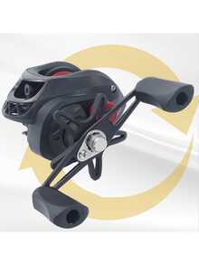 ABS Garcia BMAX3 Fishing Reel, Ambidextrous, Gear Ratio 7.3, Max Drag 8kg, Metal & Plastic Material, 5 Bearings. Assorted Styles Randomly Provided