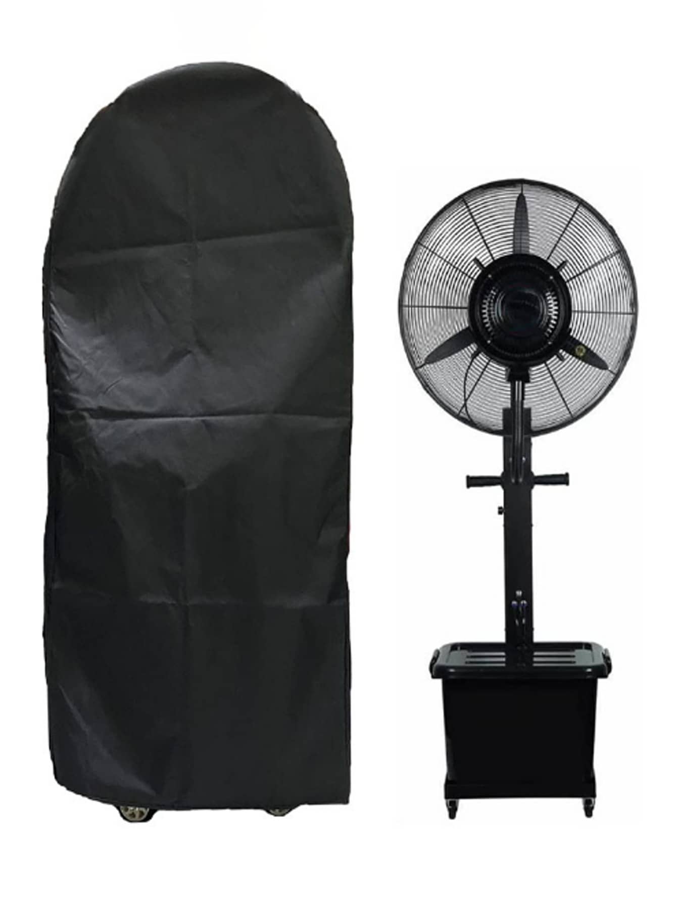 1pc Fan Cover, Industrial Fan Dust Cover, Outdoor Dust And Rain Proof Fan Guard - Multicolor - View 1
