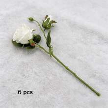 1pc/3pcs/6pcs Artificial Rose Flowers, Fake Double Flower Bouquet, Home Decor, Vase Decor, Wedding Bouquet, Wedding Backdrop Decor, Bedroom & Living Room Decor / Artificial Lifelike Rose Flowers, Suitable For All Seasons - Multicolor - View 27