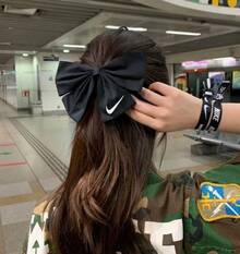 Nike Hair Bow 黑色蝴蝶結髮帶 女款CZ0545-010