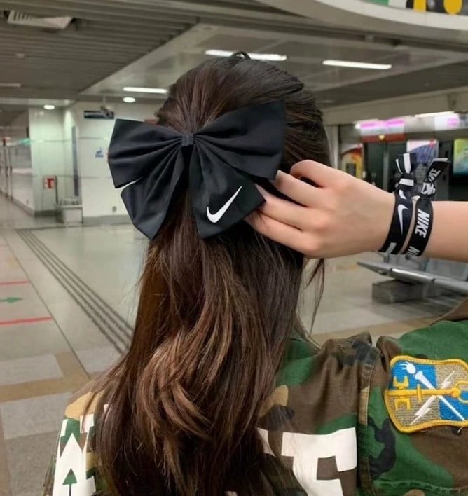 Nike Hair Bow 黑色蝴蝶結髮帶 女款CZ0545-010