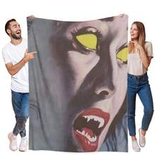 Nightmare Before Christmas  & Sally Patchwork Fleece Throw Blanket, Super Soft Warm Cozy Flannel For Couch Bed, 280 GSM Lightweight Plush, Great Gift For Fans, Home Decor, All Seasons - Nhiều màu 2 - Xem 6