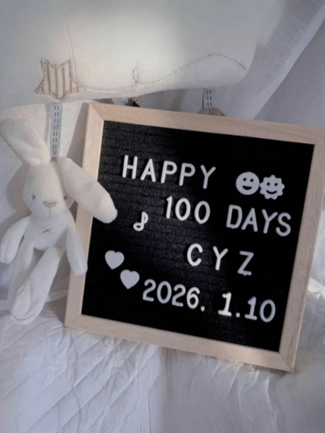 DIY Decorative Message Board Set, Cute & Cozy Ins-Style Kids Room Decor, Best Birthday Gift, Felt Letter Puzzle Board, Baby 100 Days Photo Props, Newborn Party Decor, Includes Letter + Symbol Message Board 20cm - Multicolor - View 1