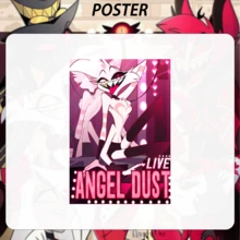 Haz/Bin Hotel Poster, Anime Poster, Anime Fans Merchandise, Vox Poster, Self-Adhesive Poster, Decorative Poster, Can Be Pasted On Walls In Living Room, Bedroom, And Other Spaces, Also Suitable For Decorating Imperfect Walls, Beautiful Decorative Gift - Multicolor - View 14