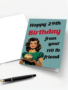 送给挚友的独特29岁生日贺卡 - 饱含深情的祝福和感谢，完美适用于周年纪念日和特殊场合 - 套裝 - 查看 3