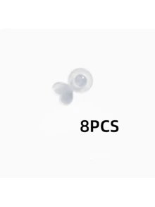 4 Pieces/8 Pieces/12 Pieces With Rubber Ear Studs And Ear Plugs, Silicone Earplugs To Prevent Earring Detachment And Blockage, Ear Stud Back Cover, Suitable For Replacement Of Drooping Ears, Large Earrings, Ear Studs, And Earlobe Back Covers