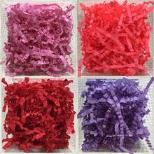20g/100g/500g Red Crinkle Raffia Gift Box Filler Paper, Artificial Raffia Shredded Paper, Vacuum Packed, Suitable For DIY, Valentine's Day, Galentine's Day, Candy Box Decor, Birthday, Wedding, Chinese New Year, Fragile Item Protection, Party Supplies, Creative Gift Box Packaging Filler Decor Material - Red - View 6