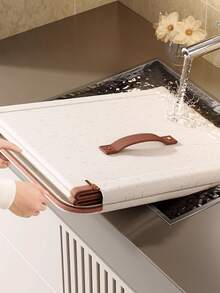 Foldable & Portable Storage Box, Dust-Proof Clothes & Quilt Organizer, Spring-Loaded Home Storage Container - Convenient & Space-Saving, Suitable For Bedding, Fabrics, Storing Clothes & Quilts For Dorm, Outdoor Yard, Back To School Season (May Have Slight Color Transfer Or Printing Due To Textile Materials, But Does Not Affect Usage) - Multicolor - View 4