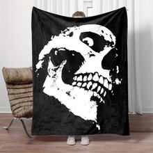 Nightmare Before Christmas  & Sally Patchwork Fleece Throw Blanket, Super Soft Warm Cozy Flannel For Couch Bed, 280 GSM Lightweight Plush, Great Gift For Fans, Home Decor, All Seasons - 多色28 - 查看 9