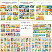 12pcs EVA Foam 3D Stickers - Children's DIY Craft Project | Cartoon Animal Educational Stickers | Kids Painting Set | Creative Art Activity Kit, Fun Gift To Inspire Hands-On Ability (Random Style) - Multicolor - View 9