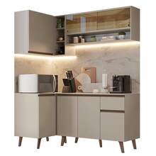 Cocina Integral Completa Modular Madesa Nice 265cm Crema - Beis - Ver 2