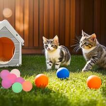 2/5/8个装夜光弹力球 - 散装弹力球，发光派对礼品和糖果袋填充物 - 彩色 - 查看 4