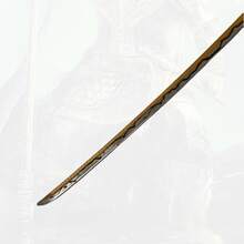9.8英寸（25厘米）金属武士刀模型，钢刃大马士革钢刀，原版武士刀，中世纪刀剑，日本武士刀，动漫角色扮演道具玩具 - 9.8inch/25cm(9.8吋/25公分) - 查看 2