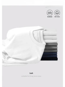 Men T-Shirts - White - View 3