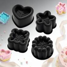 Silicone Flower Shaped Mold, Heart Silicone Mousse Mold, Artistic Chocolate Cake Mold - Multicolor - View 7