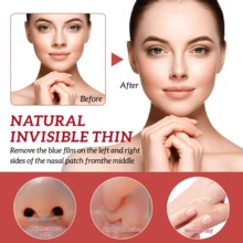 42pcs Invisible Nose Bridge Patch - Ultra-Thin Nose Lift Patch, Waterproof And Sweat-Proof, High Nose Bridge, Natural And Comfortable, Easy To Wear, A Hidden And Portable Female Nose Lifting Patch