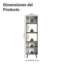Mueble De Cocina Para Horno Madesa Nice 60cm con Pies CC - Beis - Ver 2