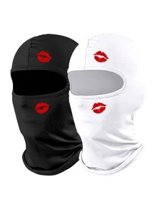 1/2pcs Unisex Balaclava Ski Mask, Windproof Face Cover For Cycling, Skiing, Outdoor Activities, Daily Use - Multicolor - View 14