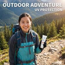 MELAO SPF 30+ 防晒霜，双重 UVA 和 UVB 防护，24 小时保湿，防水配方，广谱防晒，清爽不油腻，快速吸收，适用于面部和身体，50 克/1.76 盎司 - 橘白色 - 查看 6