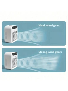 SEAGO 2026 New Mini Air Cooler With Dual Mist Cooling! Air Conditioning Cooling Fan, Summer Relief Gadget, Bedroom/Car Quiet Cooling Fan - 500ML Large Water Tank + 10 Hour Runtime, 20dB Low Noise USB Charging, 15° Adjustable Dual Wind Speeds, Whole Room 20°C Temperature Drop. Portable & Multi-Scene: Home/Car/Camping Universal, Ramadan Gift - Multicolor - View 6