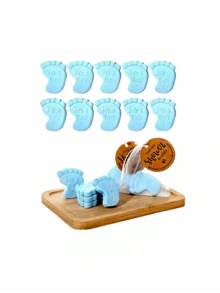 60件套性别揭晓派对专属礼品套装，适合婴儿派对和主题派对 - 多色1 - 查看 5