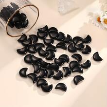 5/10/20 chiếc Mặt dây chuyền trang trí bằng đá tự nhiên hình dưa hấu đen bóng và mặt trăng đỏ, giúp nâng cao tinh thần, chữa lành, yoga, tâm linh, phong cách tự nhiên. - Đơn sắc - Xem 4