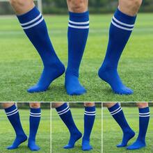 kit 4 Pares Meião de Futebol cores Sortidas Listrado Adulto - Multicolorido - Visão 5
