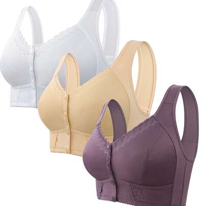 3Pcs Front Closure …