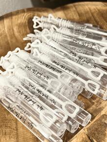 1/12/24/36/48/60/72 szt. Etykiety na bąbelki ślubne (tylko etykiety) – spersonalizowane etykiety na upominki weselne, odpowiednie do baniek mydlanych i rurek, personalizowane imiona, idealne na pożegnanie weselne, wesele na świeżym powietrzu, wieczór panieński, walentynki, zaręczyny, spersonalizowane dekoracje ślubne, spersonalizowane logo z PVC, spersonalizowane naklejki, naklejki z ulubionymi cytatami, spersonalizowane naklejki, naklejki na wieczór panieński, zaprojektuj własne naklejki, przytulna atmosfera, zimowa elegancja, modny design - Wielokolorowe - Zobacz 9