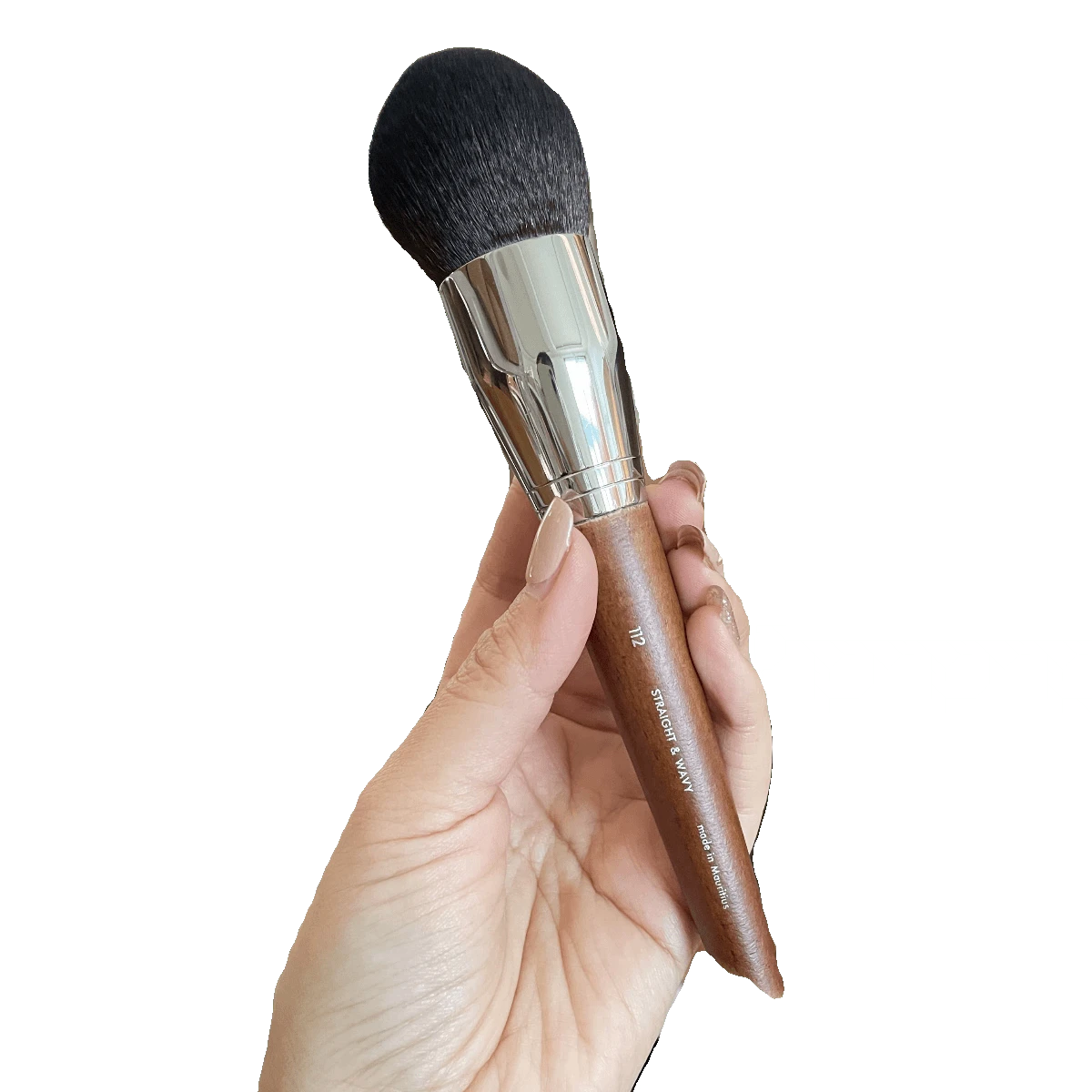 Make Up For Ever Professional Foundation Brush 112 Flat Head, Foundation Brush, Dense Round Head, Creates Flawless Liquid And Cream Makeup - Brown - View 1