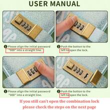 100个信封存钱挑战活页夹，包含100个现金信封的存钱挑战预算活页夹，带锁的储蓄挑战手册，轻松有趣的存钱方式，轻松攒下5050美元，适合情人节、斋月、返校季、圣诞节、生日、毕业典礼等各种场合。