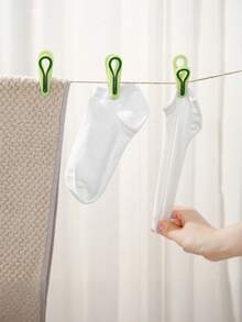 1pc Fixed Sock Clip Storage Basket, Windproof & Anti-Slip, For Home And Dorm Use - Multicolor - View 8
