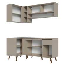 Cocina Integral Completa Modular Madesa Nice 265cm Crema - Beis - Ver 11