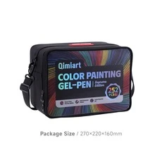 Languo New 2-3-4 Color Gradient Handwriting Pens, Highlighters, 0.5mm Tip, Transparent Barrel, Suitable For Painting, Highlighting, Student Notes, Drawing, Handbook Making, Office Use - Multicolor - View 11