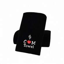 1pc 35*75cm Super Soft Embroidered Letter Funny Face Towel, Suitable For Boyfriend, Honeymoon Gift, Thanksgiving, Christmas, Valentine's Day, Partner's Birthday, Wedding Anniversary, White Elephant, Gag Gift - Multicolor - View 13