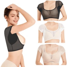 1件/2件式網格胸部背心 (S/M/L/XL)，可水洗腋下吸汗墊，隱形大尺寸透氣吸汗墊，薄款背心，吸汗背心，適用於腋下防汗，可水洗女款/女孩吸汗保護墊，適用於腋下與肩膀，防汗快乾，適合旅行、運動、戶外，夏季身體護理用品，男孩情人節愛心，女款情人節 (用品) - 均碼 - 查看 1