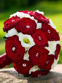 500pcs/300pcs/1100pcs Diamond Flower Bouquet Pins, Sequin Flower Wreath Pins, 1.5 Inch Crystal Rhinestone Diamond Embellishments For Floral Bouquets, Wedding Decorations, Bridal Hair Accessories, Jewelry Crafts, DIY Handmade Projects, Sewing Room Decor, Halloween Decorations, Wedding Decorations, Fall Decor - Multicolor - View 4