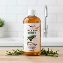 100% Natural Rosemary Shampoo Without Parabens Or Salt 500ml - Apricot - View 1