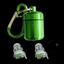 三层强效降噪耳塞，便携、可水洗、可重复使用，适用于睡眠、音乐会、音乐节、嘈杂环境、现场活动、运动等场合，保护听力，配有高级金色收纳盒 - 彩色 - 查看 11