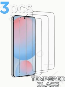 3 片装高清钢化玻璃屏幕保护膜，适用于三星 Galaxy 手机，适合生日/复活节/圣诞节/送给家人/朋友/男孩/女孩。 - 無色 - 查看 41