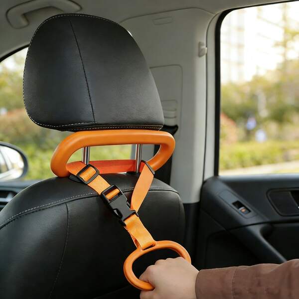 1pc Adjustable Car Door Handle Assist Grab Bar, Disability Aid Mobility Handle, Elderly Car Assist Tool