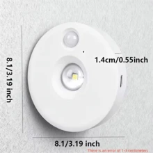 1/3/6条LED橱柜灯带，遥控，亮度平滑调节，USB充电，带定时功能的USB夜灯，磁吸式无线壁灯，便携式夜灯，适用于楼梯、床头柜、橱柜、衣柜、酒窖、厨房、卧室、办公室、客厅和室内照明（250mAh） - USB - 查看 6