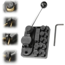 KLONKEE 3-In-1 Spoon Ring Bender Set, Ring Bending Tool, Spoon Ring Bender With Nylon Mold, Jewelry Saw Bow And Measuring Tool, Suitable For DIY Enthusiasts, Christmas And Valentine's Day Gifts - Multicolor - View 12