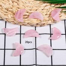 5/10/20 chiếc Mặt dây chuyền trang trí bằng đá tự nhiên hình dưa hấu đen bóng và mặt trăng đỏ, giúp nâng cao tinh thần, chữa lành, yoga, tâm linh, phong cách tự nhiên. - Đơn sắc - Xem 11