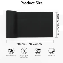 自粘皮革修补贴，PU人造革修补胶带，适用于沙发、汽车座椅、家具、包袋和椅子，防水耐用，即撕即贴，轻松修复皮革。 - 彩色 - 查看 4